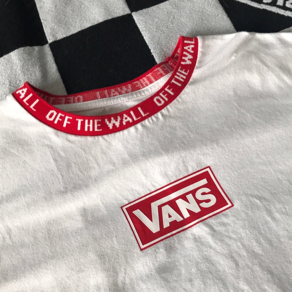 Vans OFF THE WALL Red & White size L